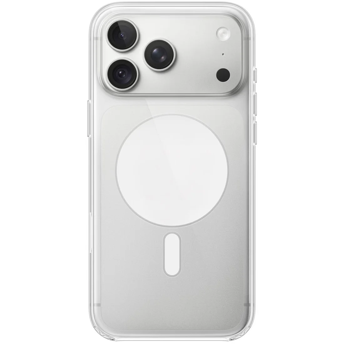 Пластиковый чехол Naturally Clear Case with MagSafe для iPhone 17 Pro Max/18 Pro Max