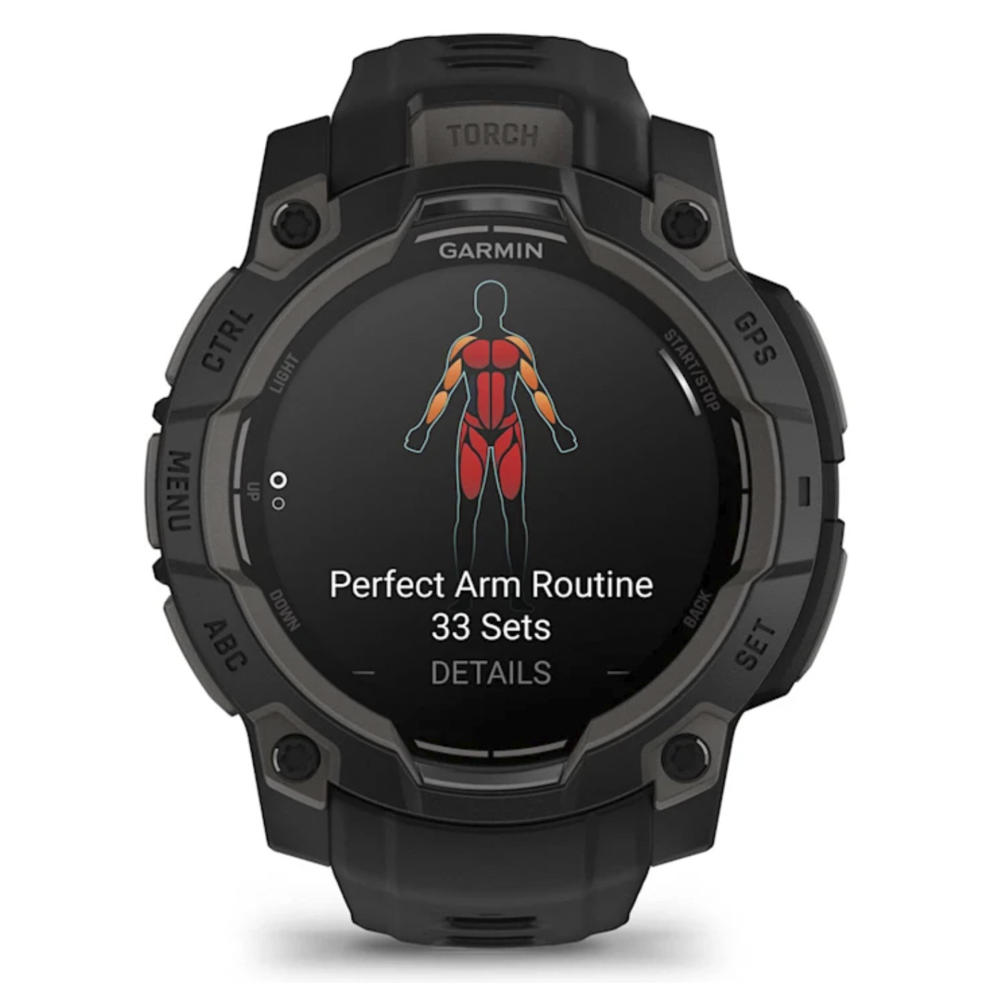 Умные часы Garmin Instinct 3 – 45 mm, AMOLED Black with black band (010-02936-00)