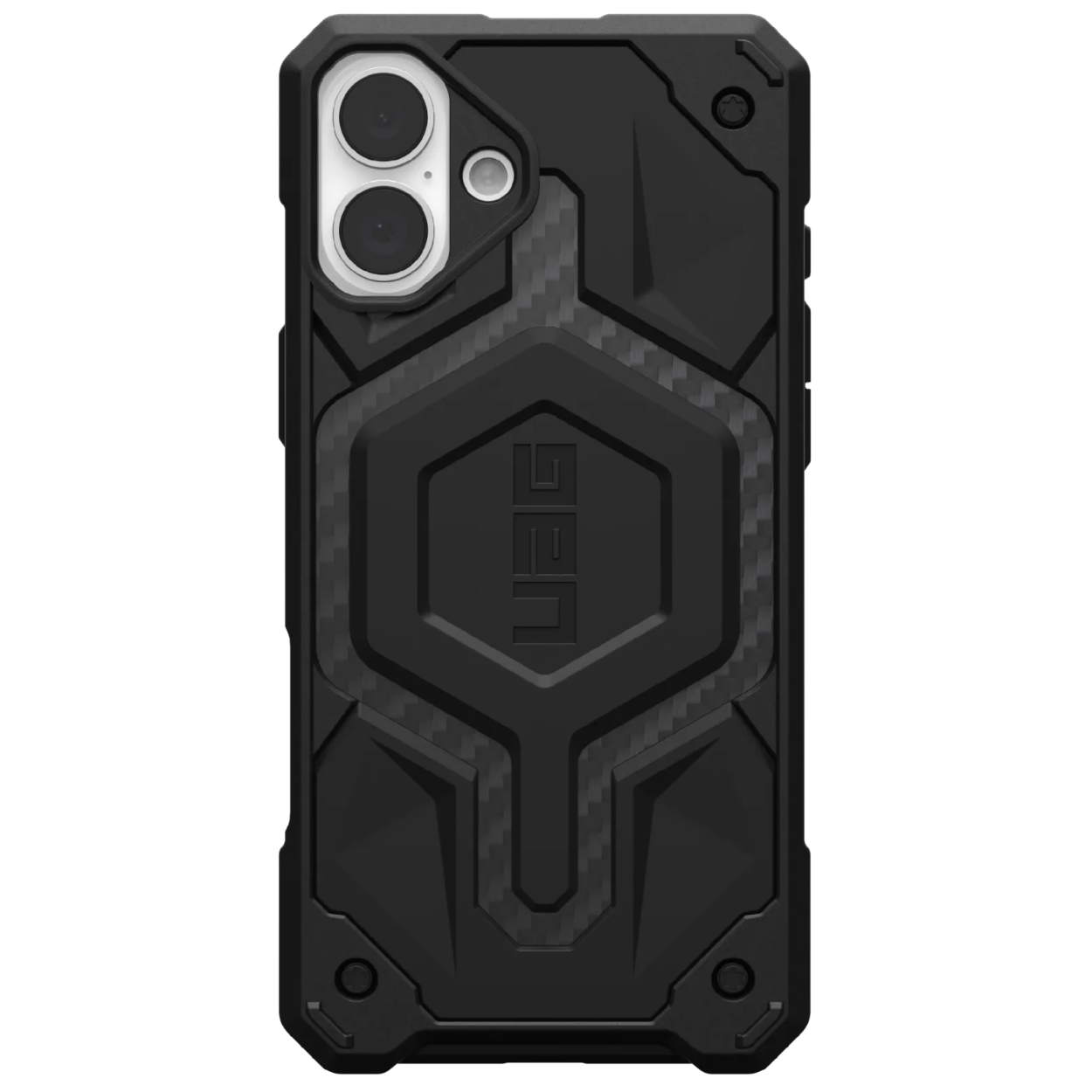 Противоударный защитный чехол UAG Monarch Pro MagSafe для iPhone 16 Plus Carbon Fiber