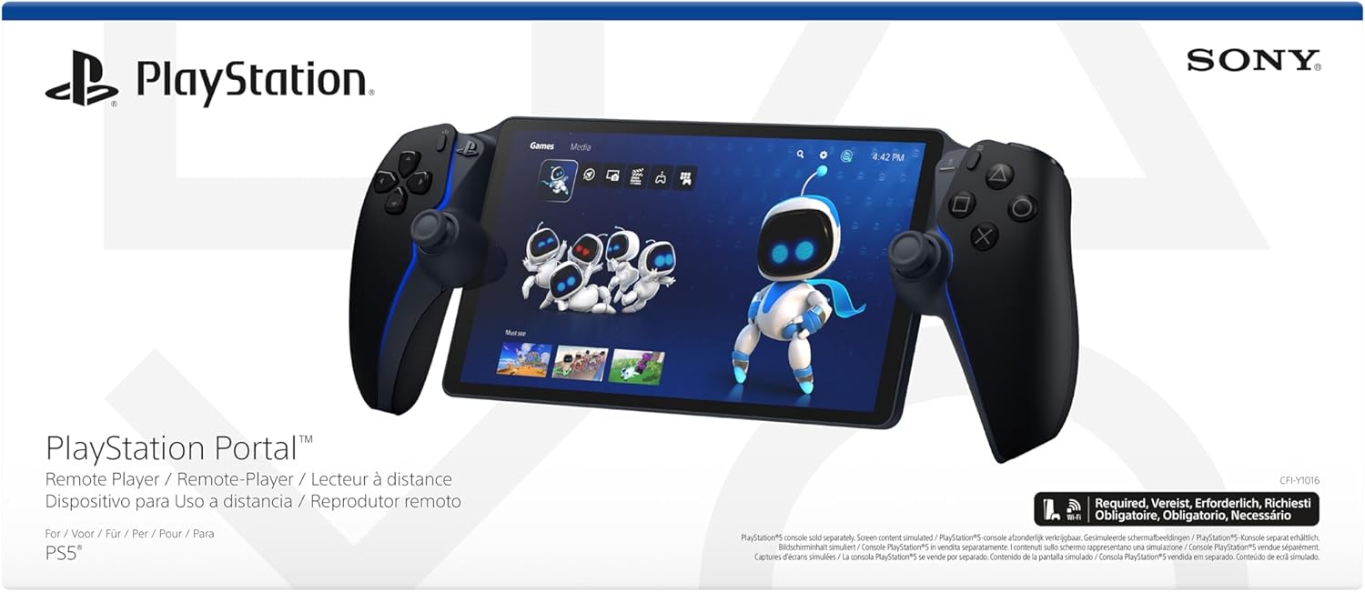 Портативная консоль-контроллер для дистанционной игры Sony PlayStation Portal Remote Player Midnight Black (CFIJ-18001)