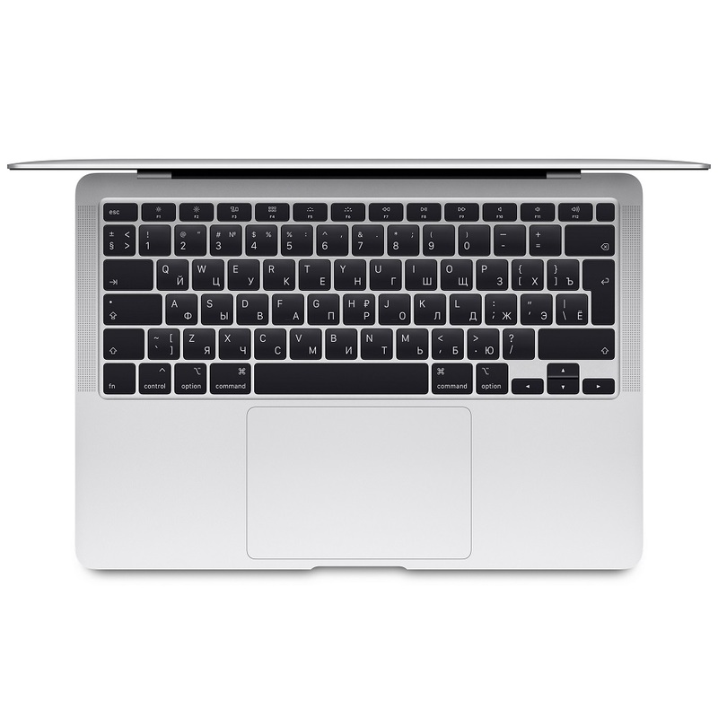 Ноутбук Apple MacBook Air 13 дисплей Retina с технологией True Tone Early 2020 Silver (Z0YK000SF) (RU/A) (Intel Core i7 1200 MHz/13.3/2560x1600/16GB/512GB SSD/DVD нет/Intel Iris Plus Graphics/Wi-Fi/Bluetooth/macOS)