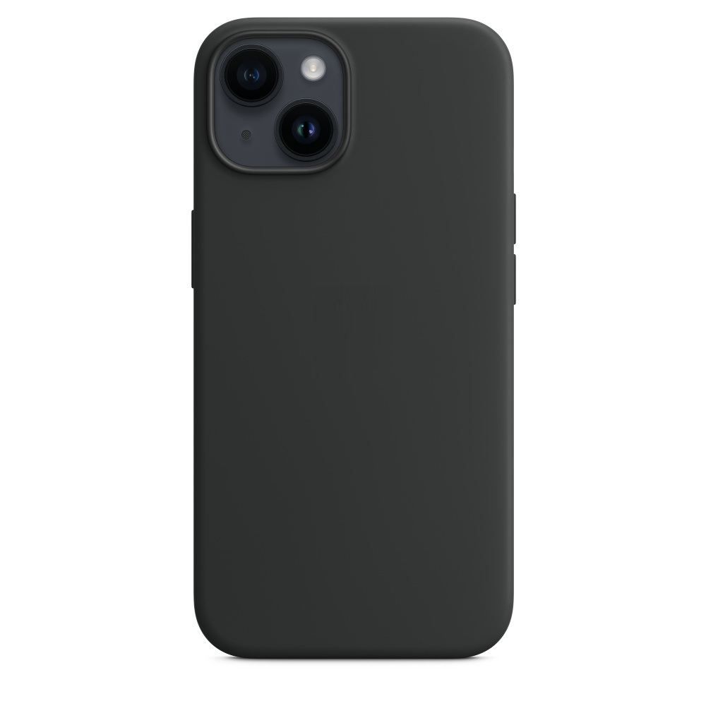 Силиконовый чехол Naturally Silicone Case with MagSafe Midnight для iPhone 14