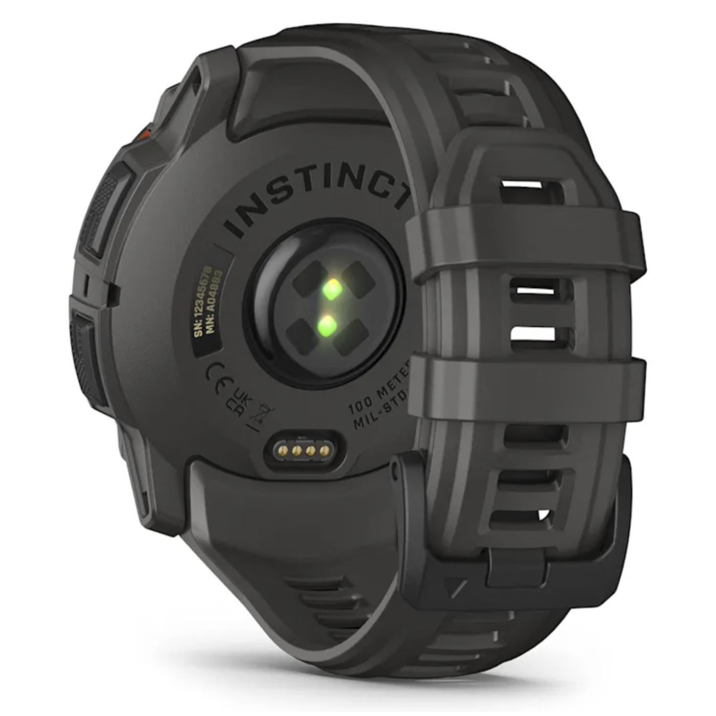 Умные часы Garmin Instinct 3 – 50 mm, Solar Black with Charcoal Band (010-02935-00)