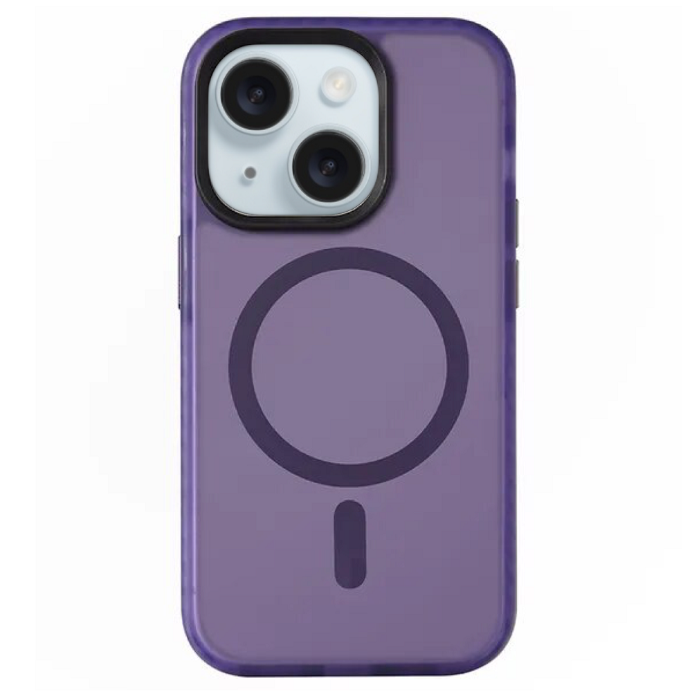 Чехол Gurdini Nano Series with Magsafe Purple для iPhone 15