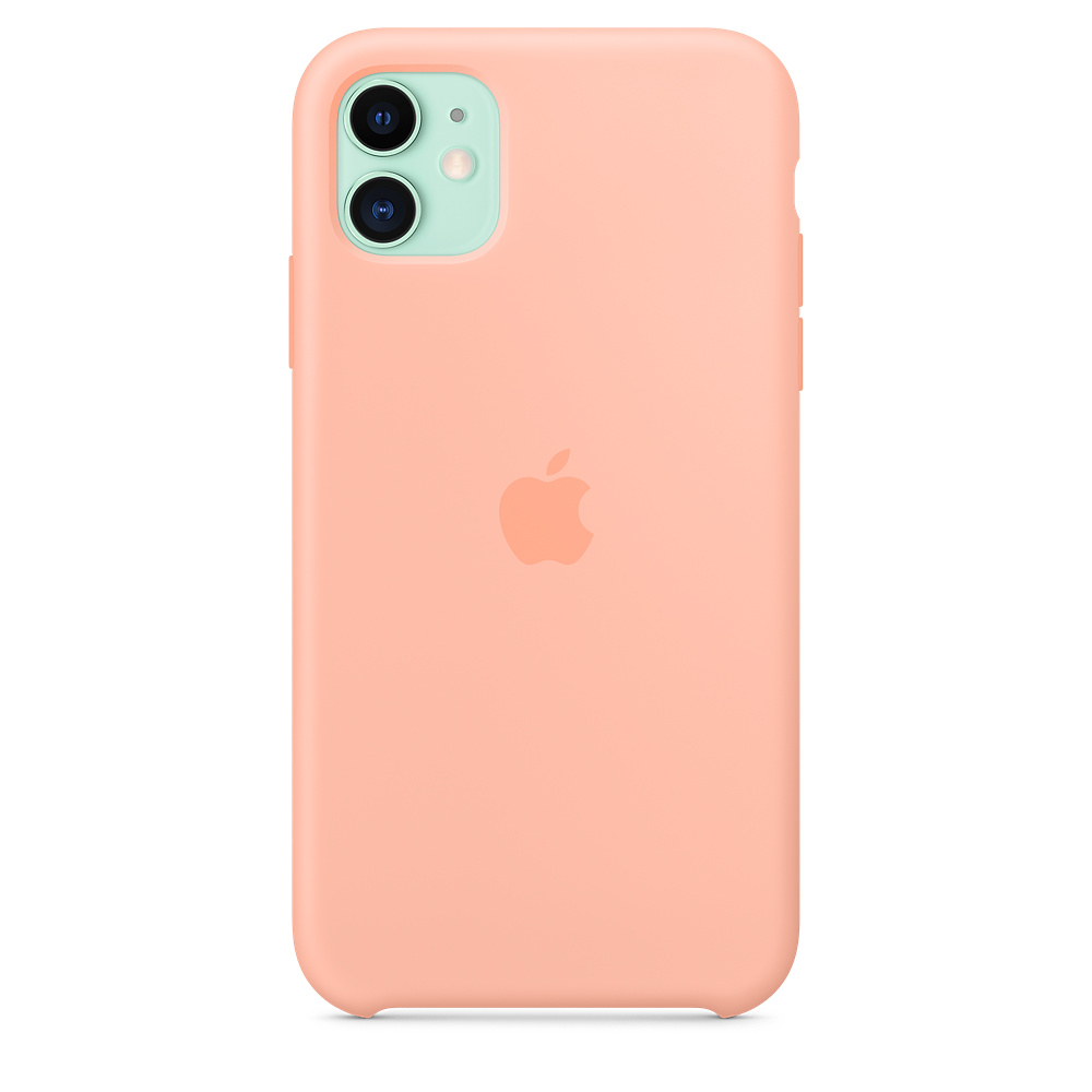 Силиконовый чехол Apple iPhone 11 Silicone Case - Grapefruit (MXYX2ZM/A) для iPhone 11