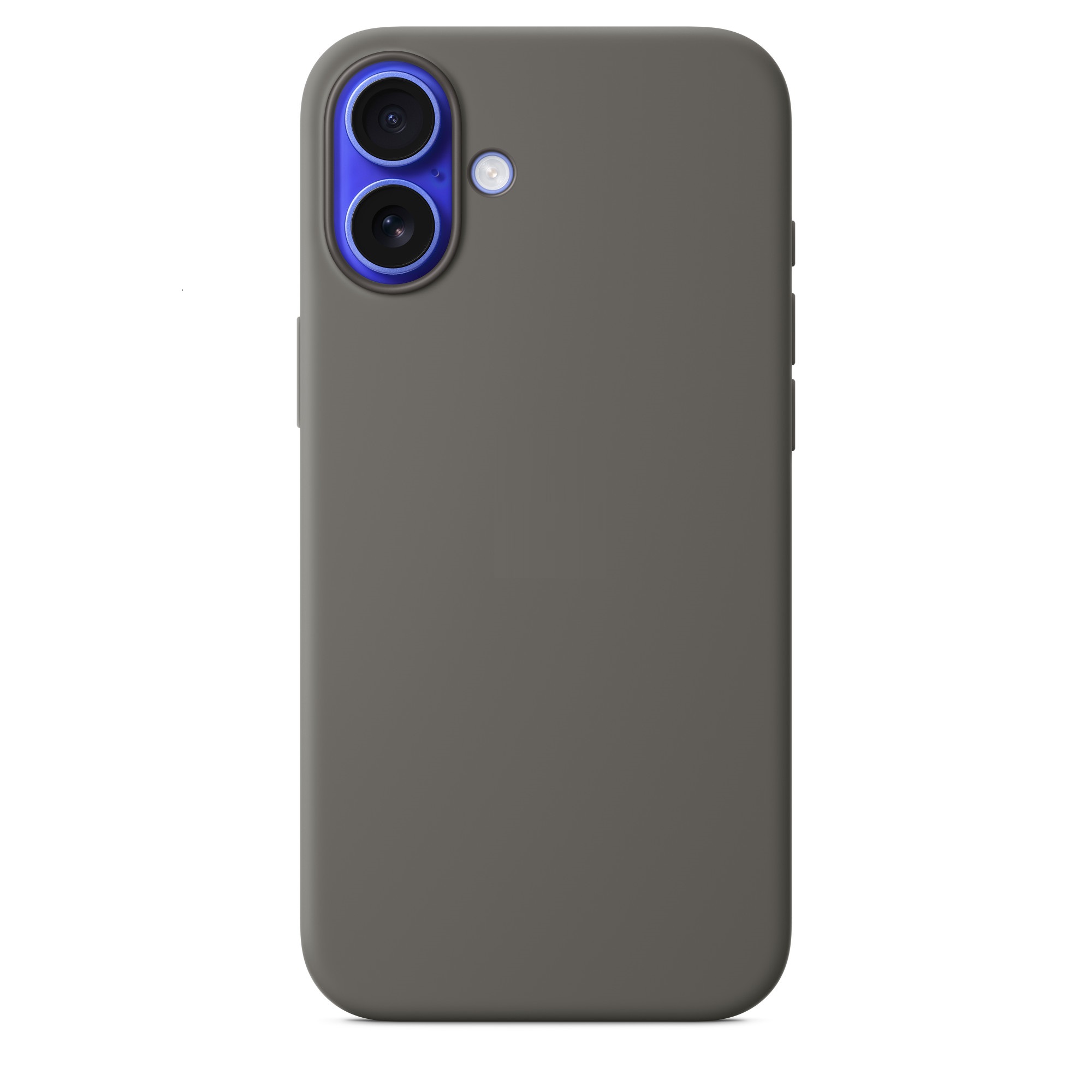 Силиконовый чехол Naturally Silicone Case with MagSafe Stone Gray для iPhone 16 Plus