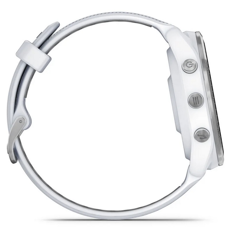 Умные часы Garmin Forerunner 965 Titanium Bezel with Whitestone Case and Whitestone/Powder Grey Silicone Band (010-02809-11)
