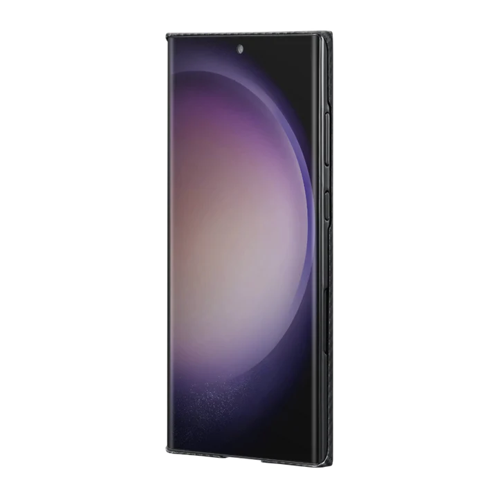 Чехол Pitaka Fusion Weaving MagEZ Case 3 для Samsung S23 Ultra, Black/Grey Twill