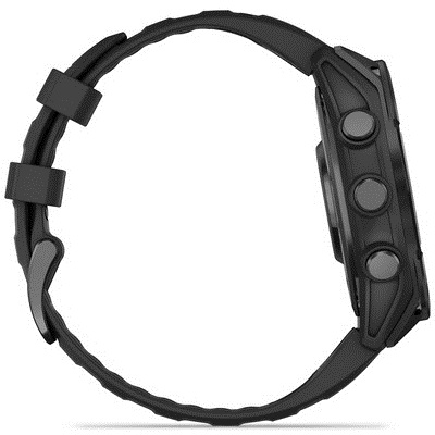 Умные часы Garmin fenix 8 – 47 mm AMOLED slate gray with a black silicone band (010-02904-00)