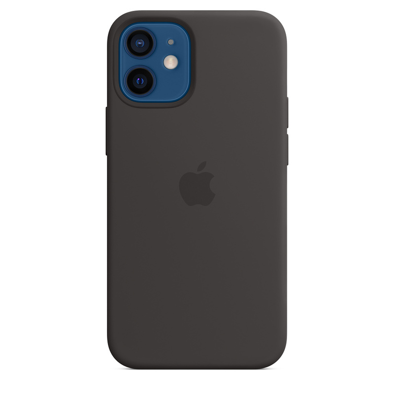 Силиконовый чехол Apple iPhone 12 mini Silicone Case with MagSafe - Black (MHKX3ZE/A) для iPhone 12 mini