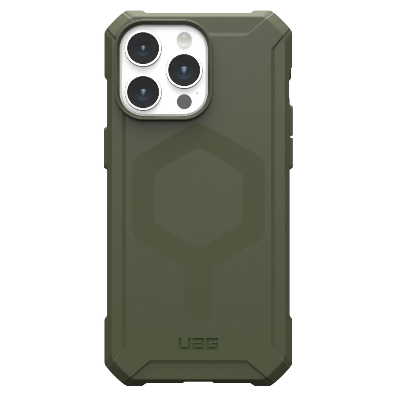 Противоударный защитный чехол UAG Essential Armor MagSafe для iPhone 15 Pro Max (6.7) Olive Drab