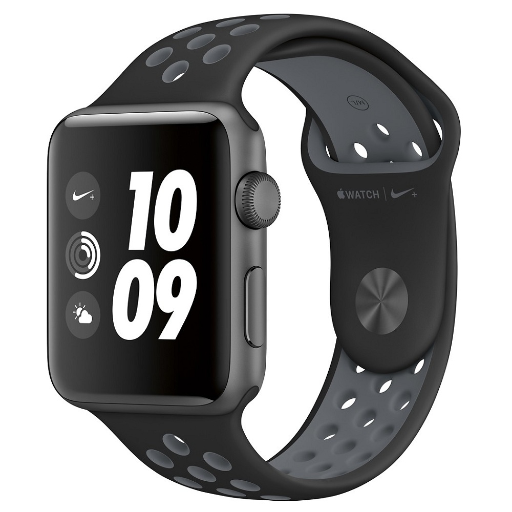 Часы Apple Watch Series 2 42mm (Space Gray Aluminum Case with Black/Cool Gray Nike Sport Band)
