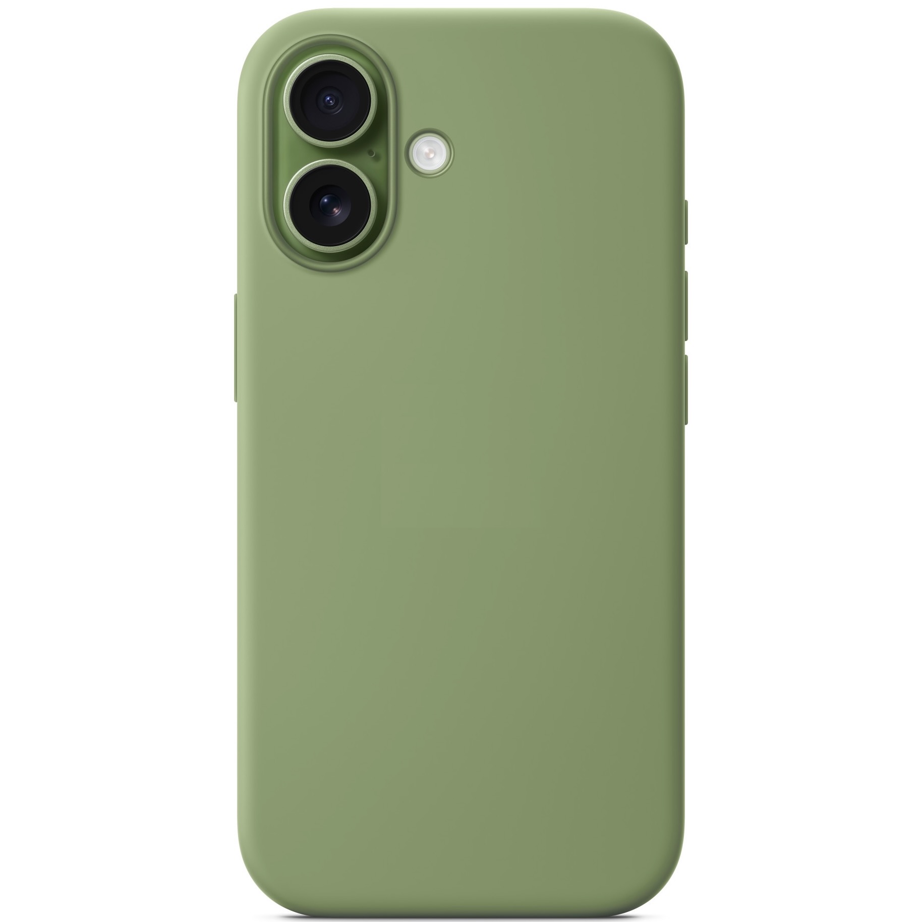 Силиконовый чехол Naturally Silicone Case with MagSafe Light Moss для iPhone 17