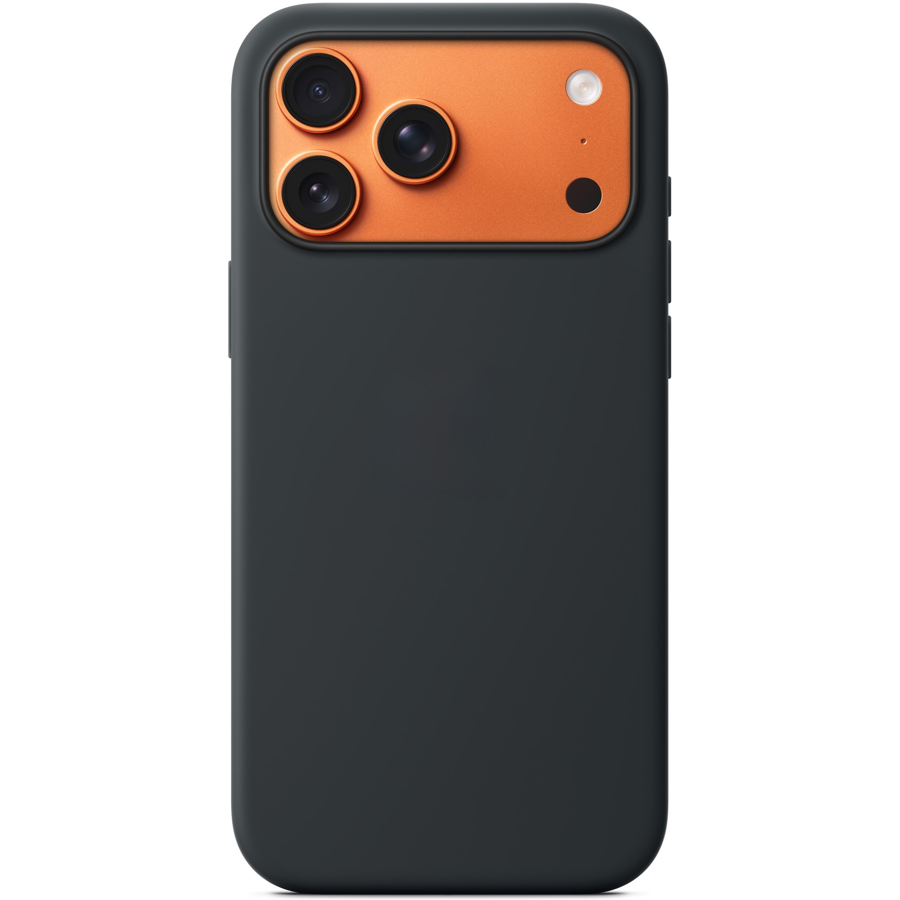 Силиконовый чехол Naturally Silicone Case with MagSafe Black для iPhone 17 Pro Max