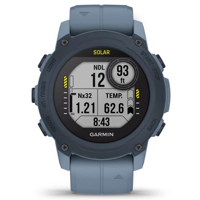 Умные часы Garmin Descent G1 Solar Hurricane Blue (010-02604-13)