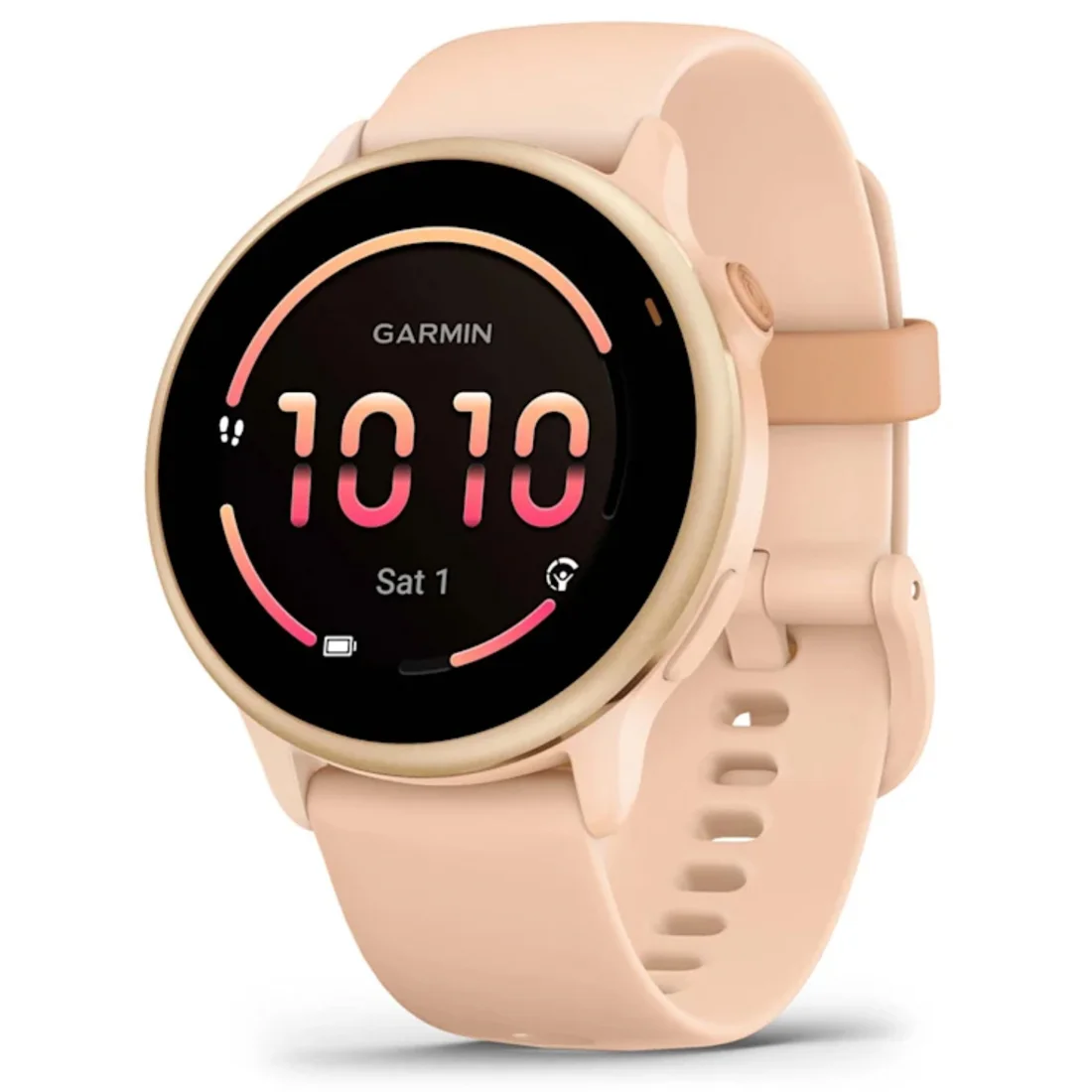 Умные часы Garmin vivoactive 6 Metallic Pink Dawn with Pink Dawn Band (010-02985-03)