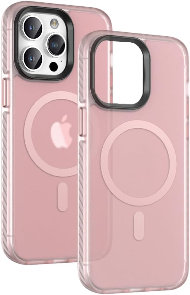 Чехол Gurdini Nano Series with Magsafe Pink для iPhone 15 Pro Max