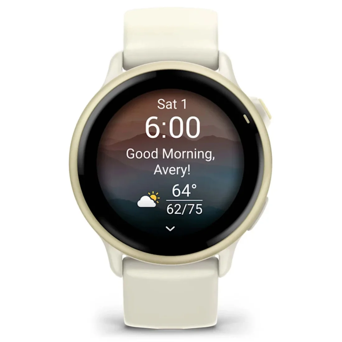 Умные часы Garmin vivoactive 6 Lunar Gold with Bone Band (010-02985-01)