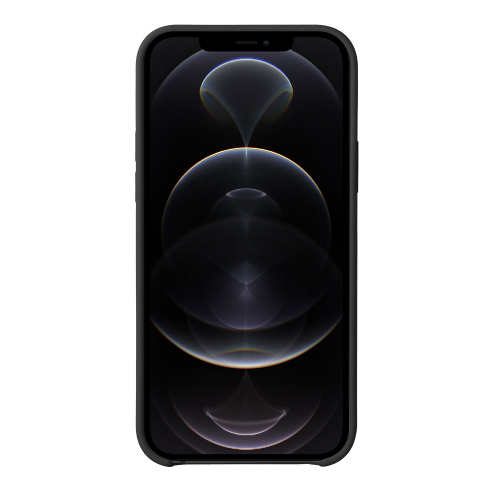 Чехол Deppa Liquid Silicone Case Black (87707) для Apple iPhone 12/12 Pro