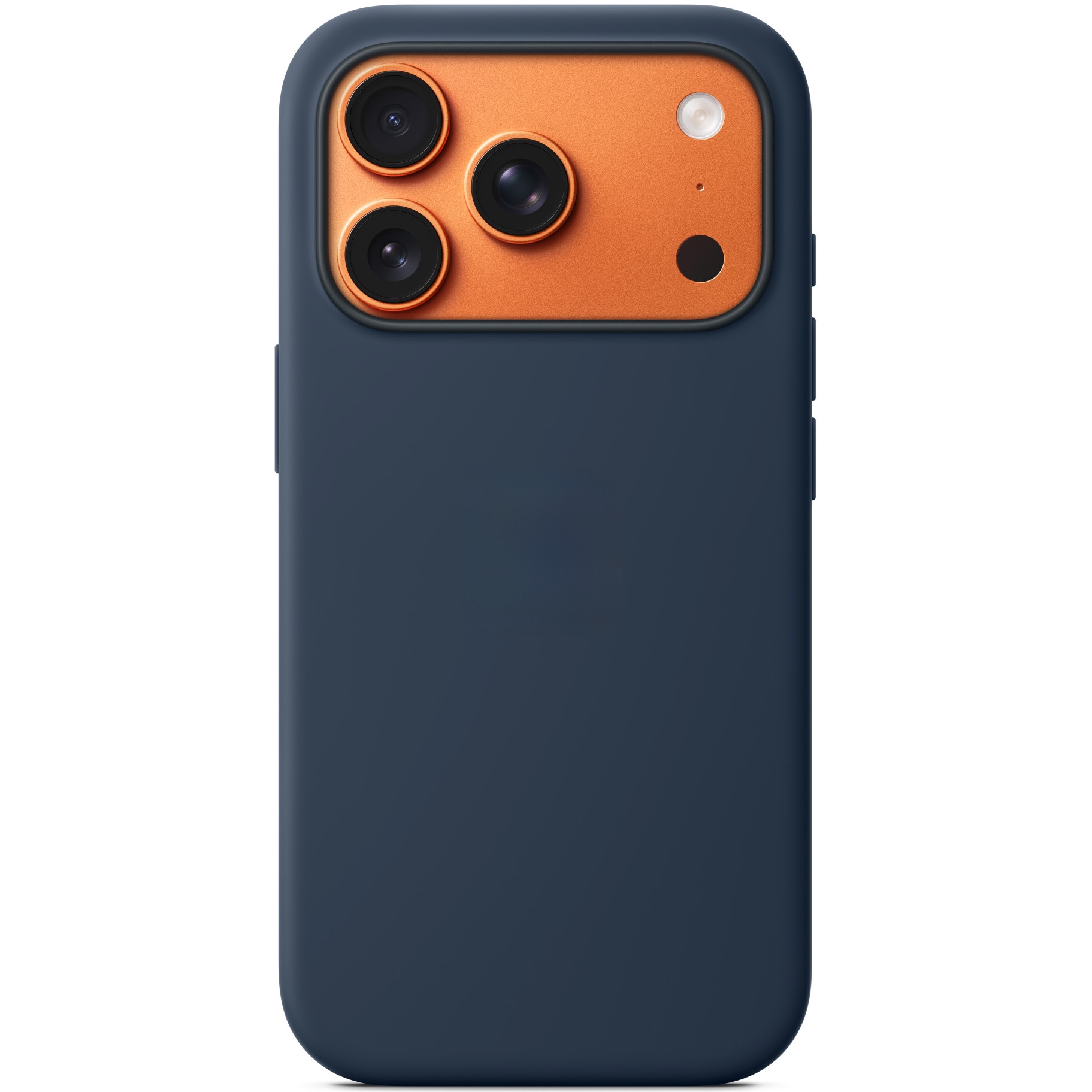 Силиконовый чехол Naturally Silicone Case with MagSafe Midnight для iPhone 17 Pro