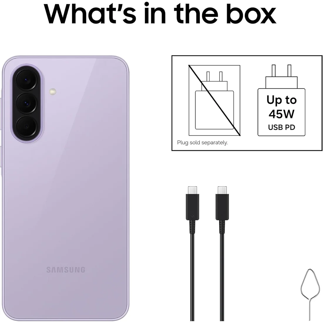 Смартфон Samsung Galaxy A37 5G 8/256GB Dual: nano SIM + eSIM Lavender (SM-A376B)