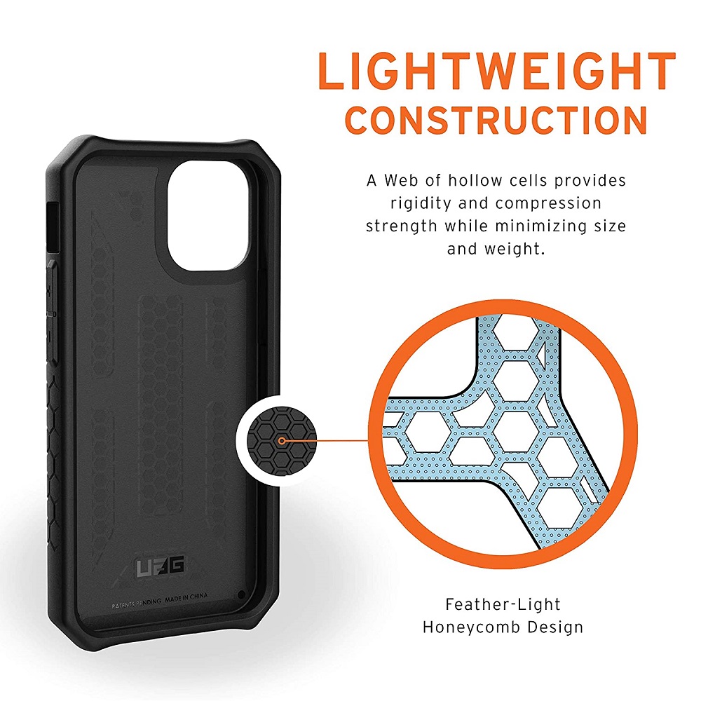 Противоударный защитный чехол UAG Monarch Carbon Fiber для iPhone 12 mini