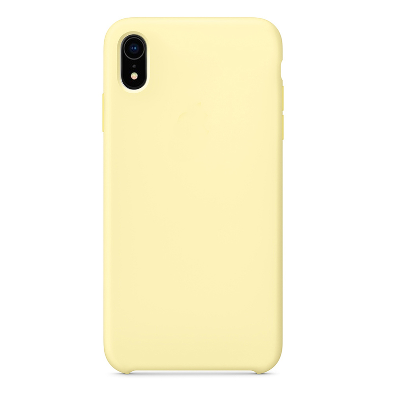 Силиконовый чехол Naturally Silicone Case Mellow Yellow для iPhone XR
