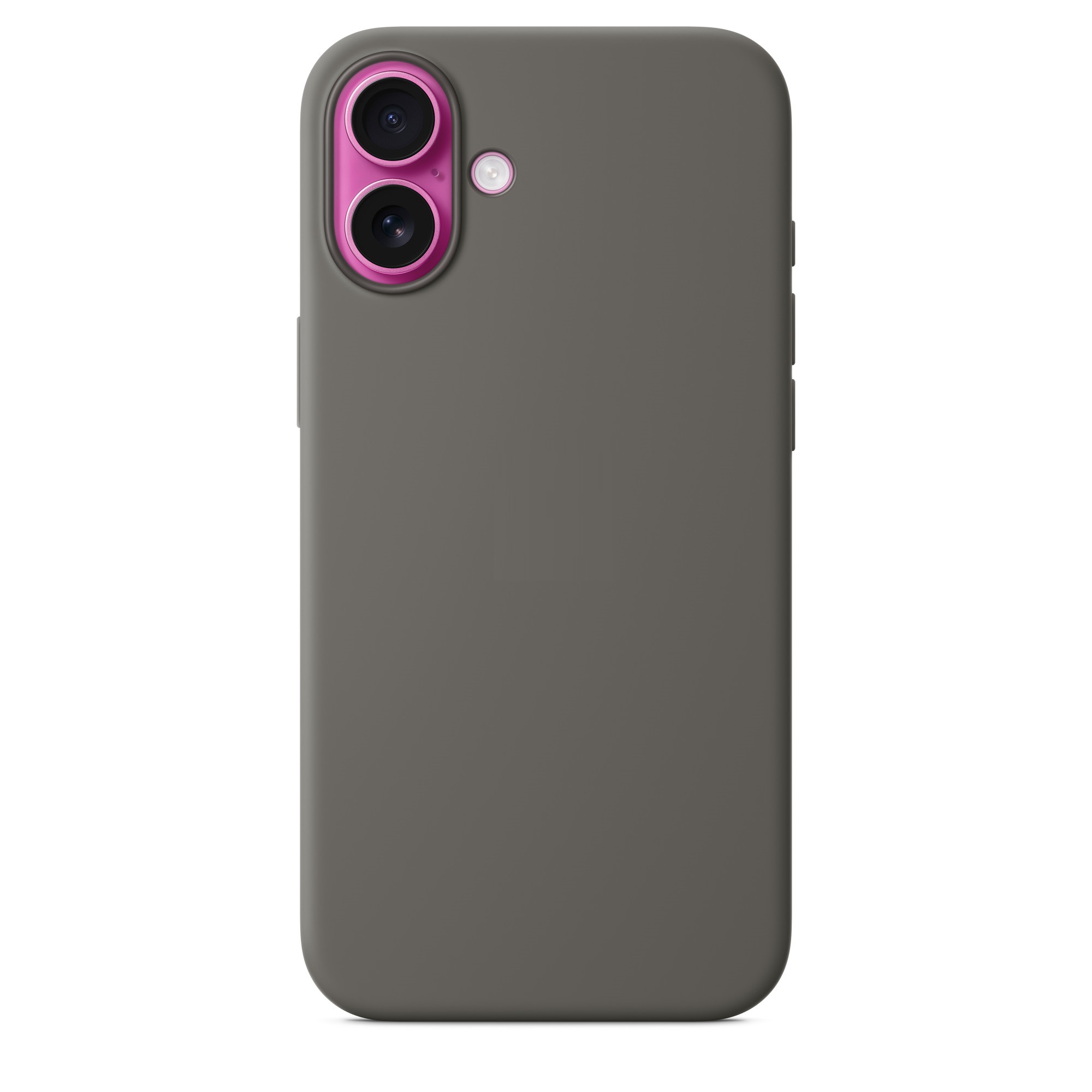 Силиконовый чехол Naturally Silicone Case with MagSafe Stone Gray для iPhone 16 Plus