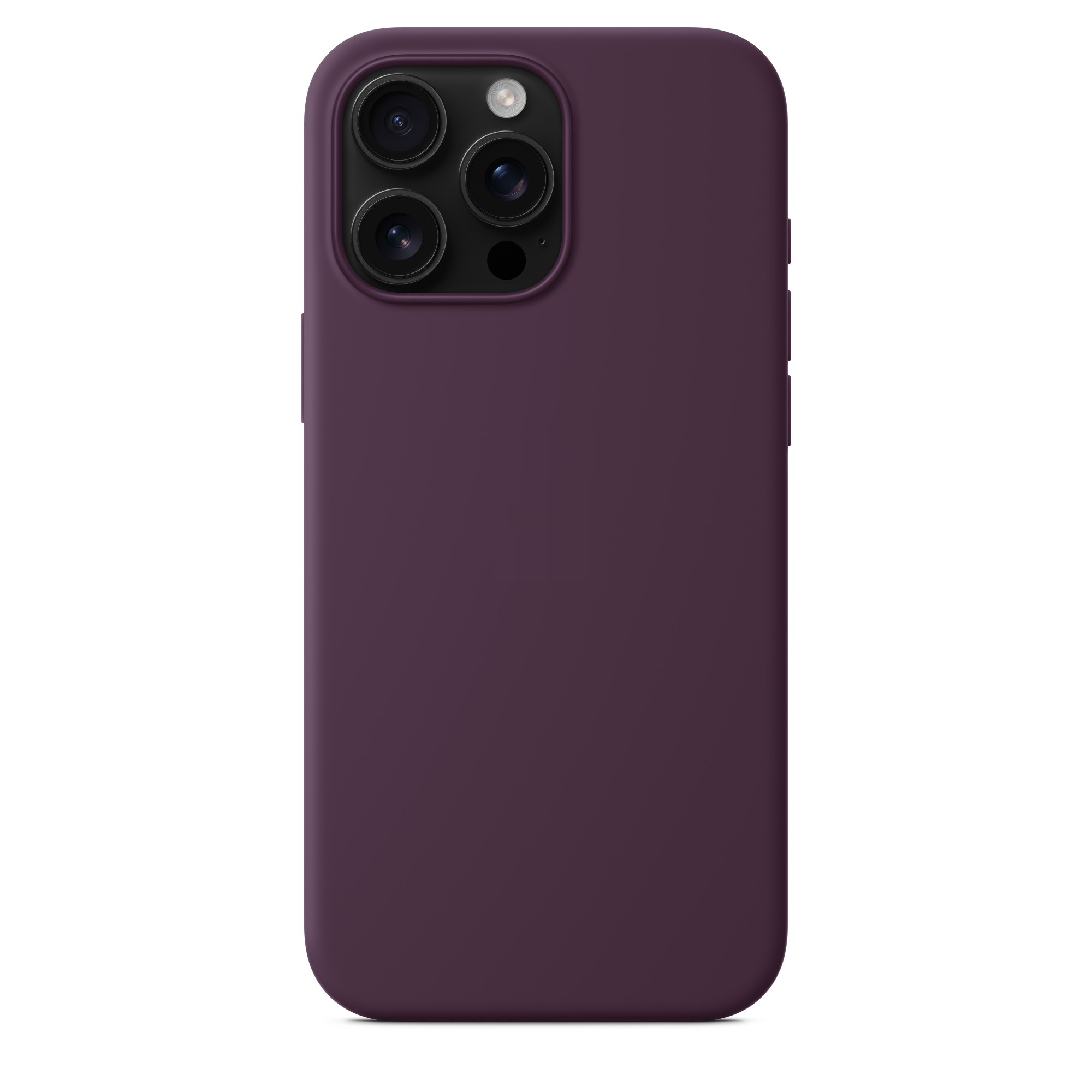 Силиконовый чехол Naturally Silicone Case with MagSafe Plum для iPhone 16 Pro Max