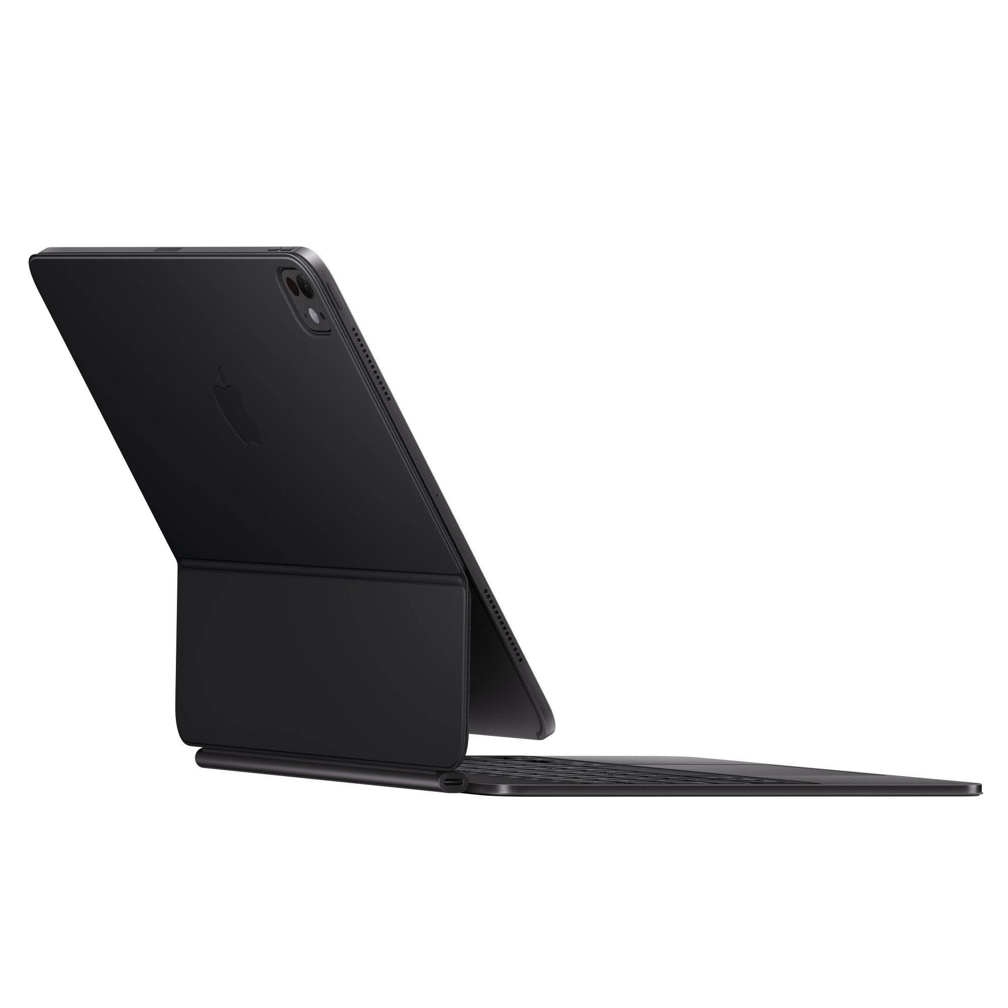 Чехол-клавиатура Apple Magic Keyboard для iPad Pro 13 (2024) Black (MWR53) кириллица (лазерная гравировка) + QWERTY
