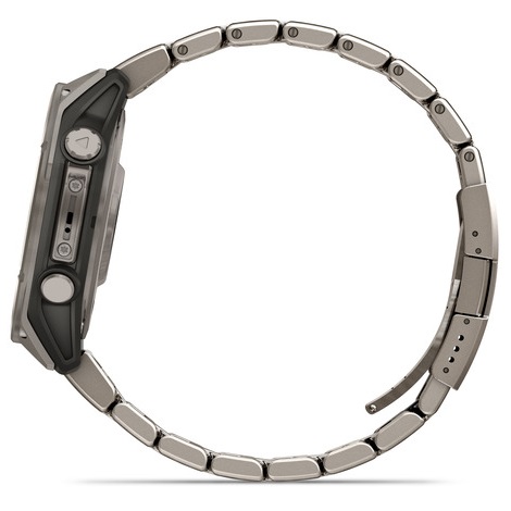 Умные часы Garmin fenix 8 – 47 mm AMOLED Sapphire bare titanium, graphite with a titanium band (010-02904-40)