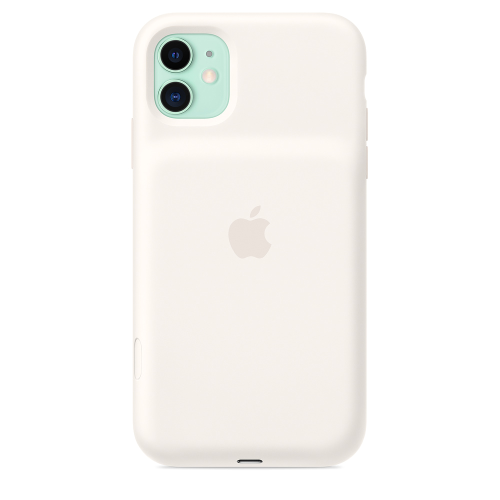 Силиконовый чехол-аккумулятор Apple Smart Battery Case Soft White (MWVJ2ZM/A) для iPhone 11