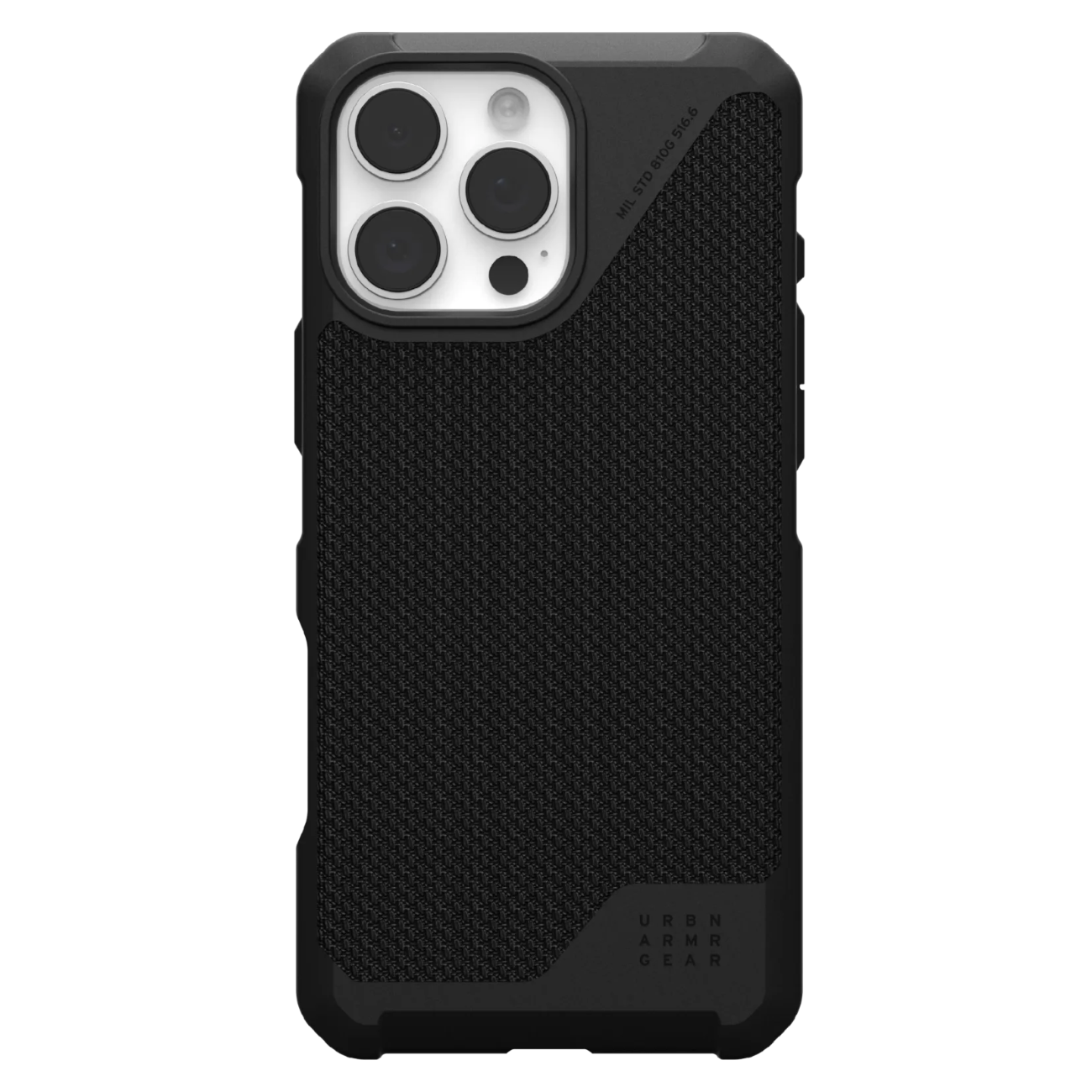 Противоударный защитный чехол UAG Metropolis LT MagSafe для iPhone 16 Pro Max Kevlar Black