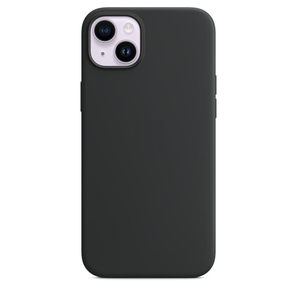 Силиконовый чехол Naturally Silicone Case with MagSafe Midnight для iPhone 14 Plus