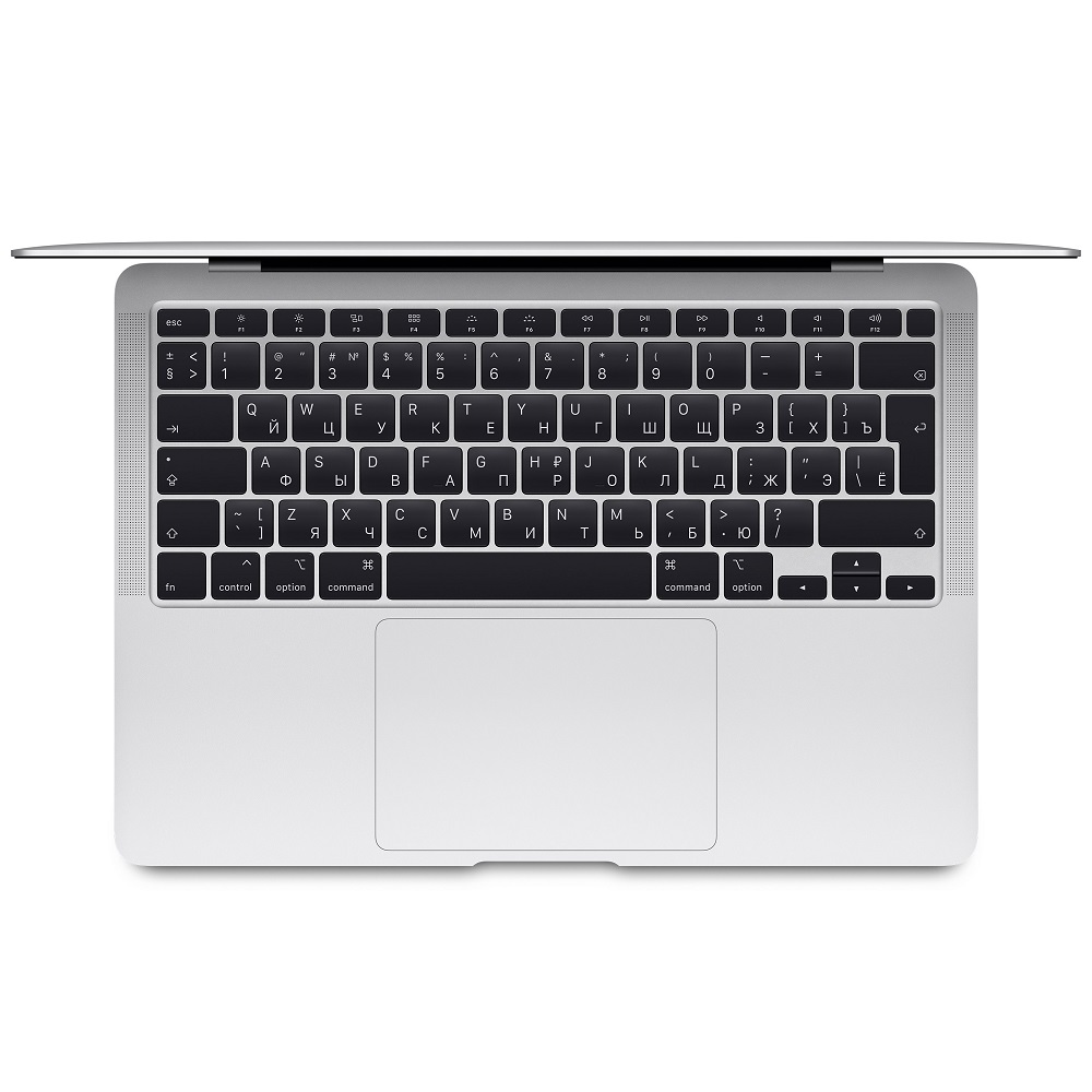 Ноутбук Apple MacBook Air 13 дисплей Retina с технологией True Tone Early 2020 Silver (MWTK2RU/A) (Intel Core i3 1100 MHz/13.3/2560x1600/8GB/256GB SSD/DVD нет/Intel Iris Plus Graphics/Wi-Fi/Bluetooth/macOS)