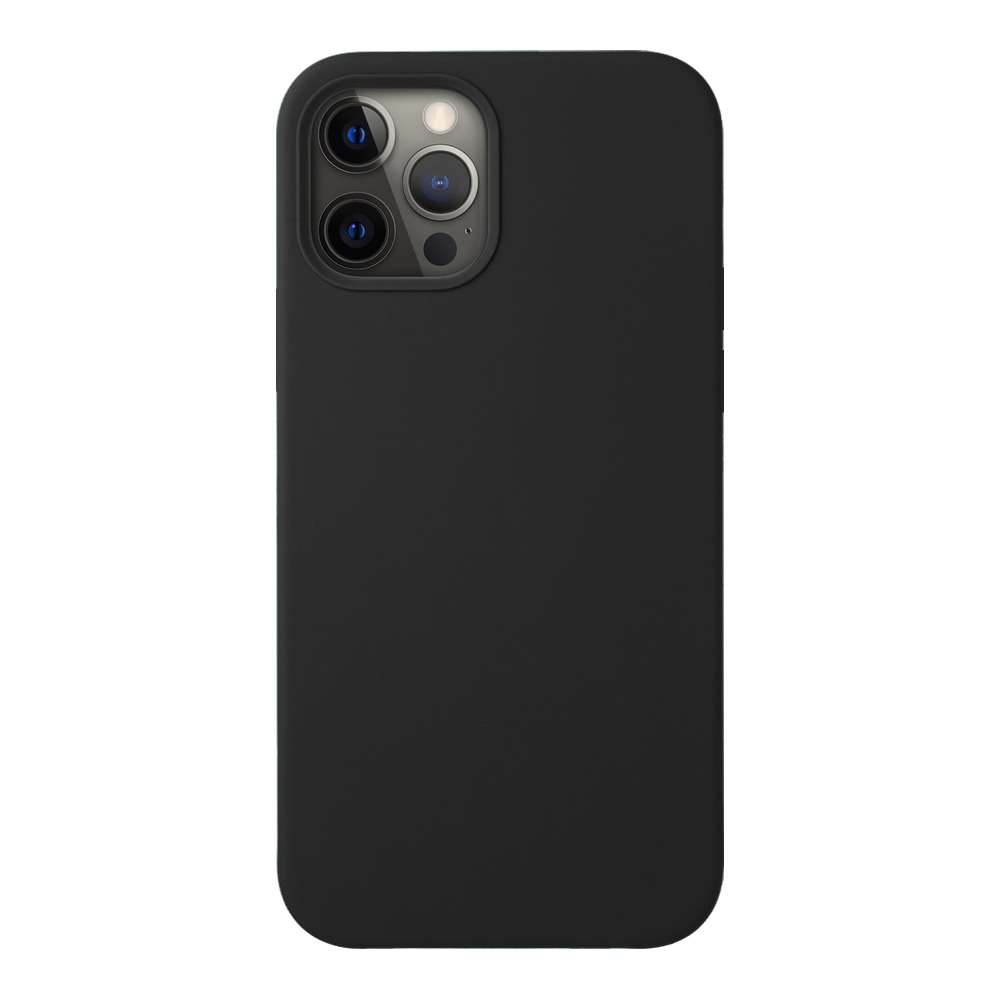 Чехол Deppa Liquid Silicone Case Black (87707) для Apple iPhone 12/12 Pro