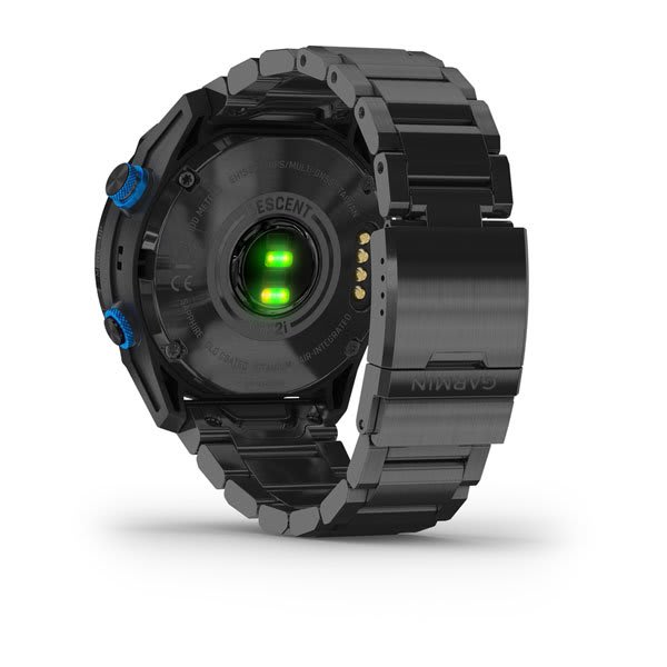 Умные часы Garmin Descent Mk2i Bundle, Titanium Carbon Grey DLC with DLC Titanium Band (Includes Descent T1) (010-02132-12)