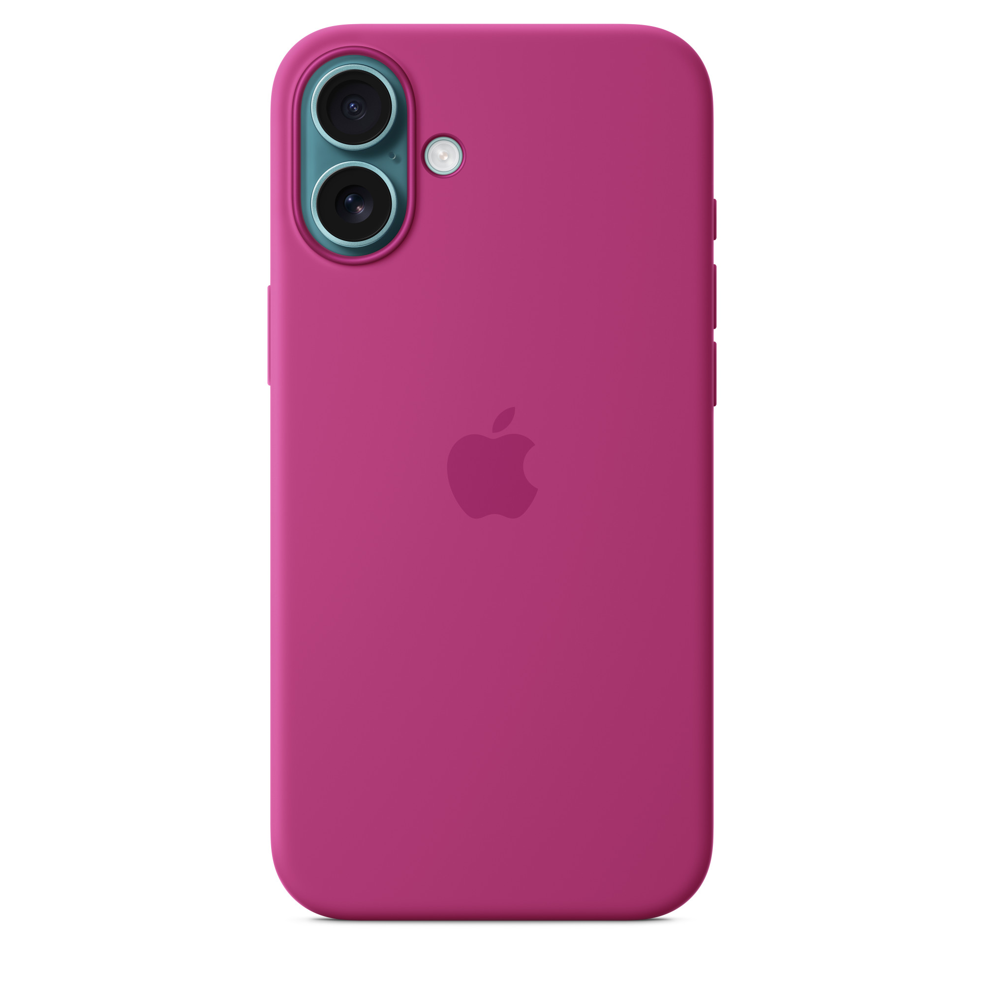 Силиконовый чехол Apple iPhone 16 Plus Silicone Case with MagSafe – Fuchsia (MYYE3ZM/A)