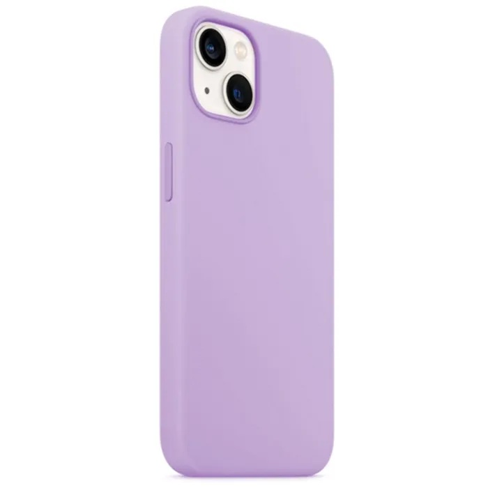 Силиконовый чехол Naturally Silicone Case Purple для iPhone 13