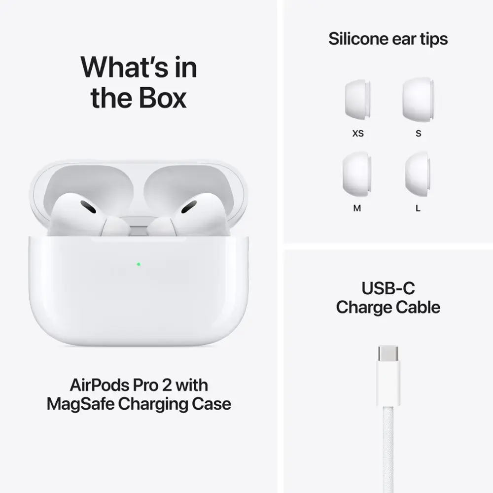 Беспроводные наушники Apple AirPods Pro 2 (2023) (USB-C) (MTJV3)