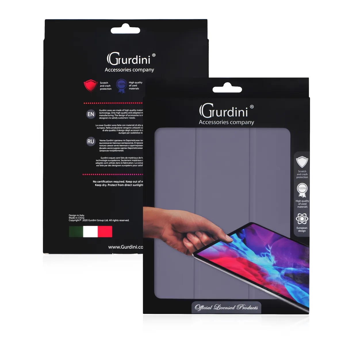 Чехол-книжка Gurdini Milano Series (pen slot) для iPad Pro 11 Lavender