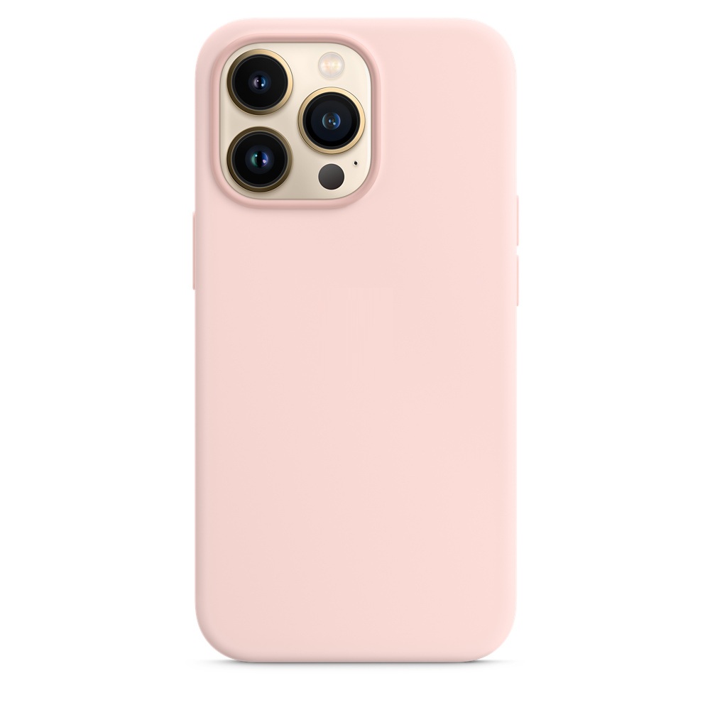 Силиконовый чехол Naturally Silicone Case with MagSafe Chalk Pink для iPhone 13 Pro