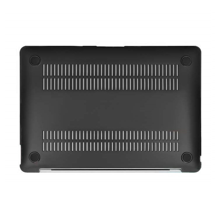 Чехол-накладка HardShell Case Matte Black (Матовая Черная) для Apple MacBook Air 13 2018-2020