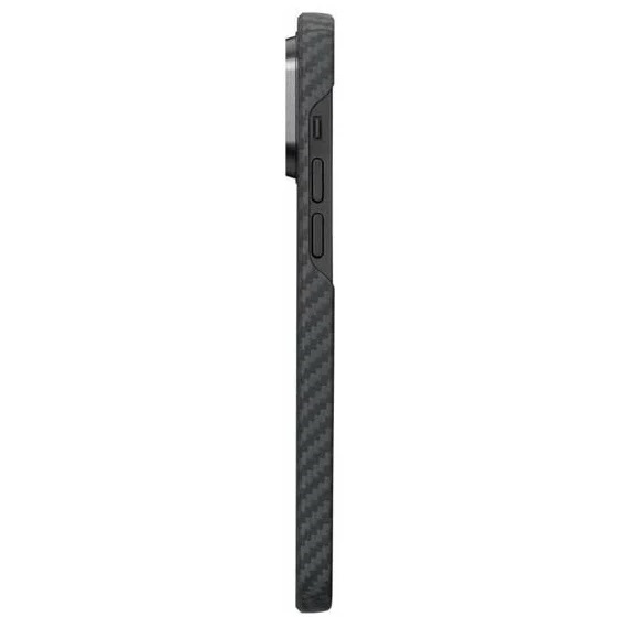 Чехол Pitaka MagEZ Case 3 для iPhone 14 Pro (6.1), черно-серый, кевлар (арамид)