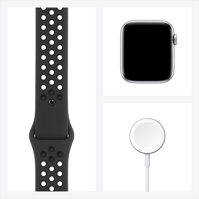 Часы Apple Watch Series 6 GPS 44mm Aluminum Case with Nike Sport Band (MG173RU/A) (Space Gray Aluminum Case with Antracite/Black Nike Sport Band)