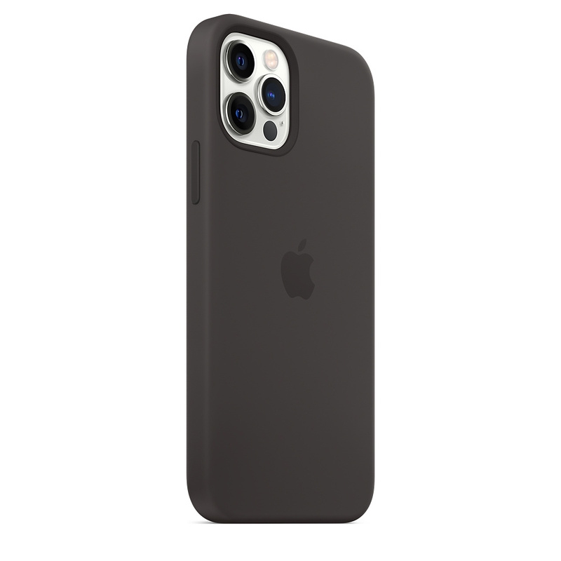 Силиконовый чехол Apple iPhone 12/12 Pro Silicone Case with MagSafe - Black  (MHL73ZE/A) для iPhone 12/12 Pro