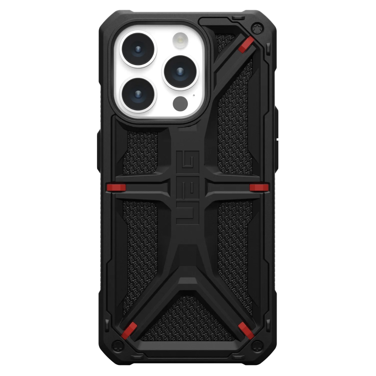 Противоударный защитный чехол UAG Monarch Kevlar для iPhone 15 Pro (6.1) Kevlar Black