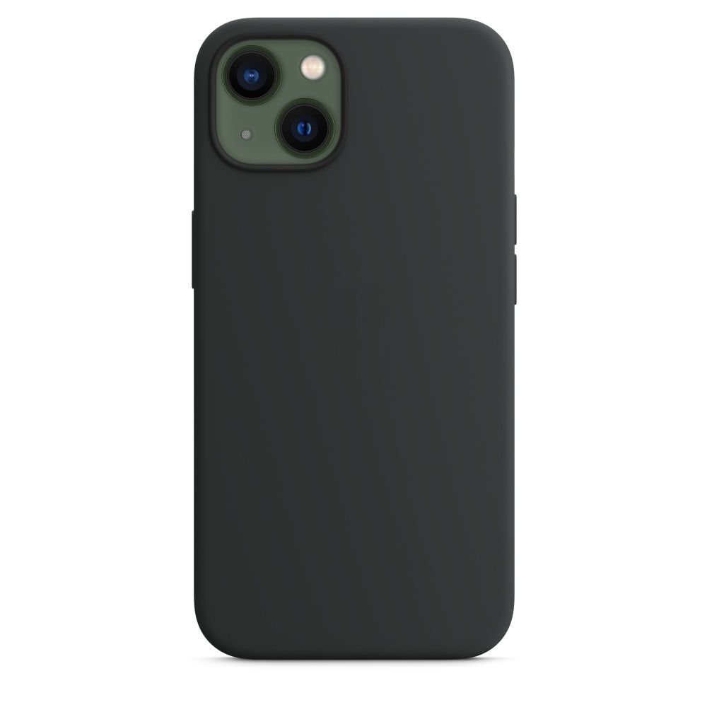 Силиконовый чехол Naturally Silicone Case with MagSafe Midnight для iPhone 13