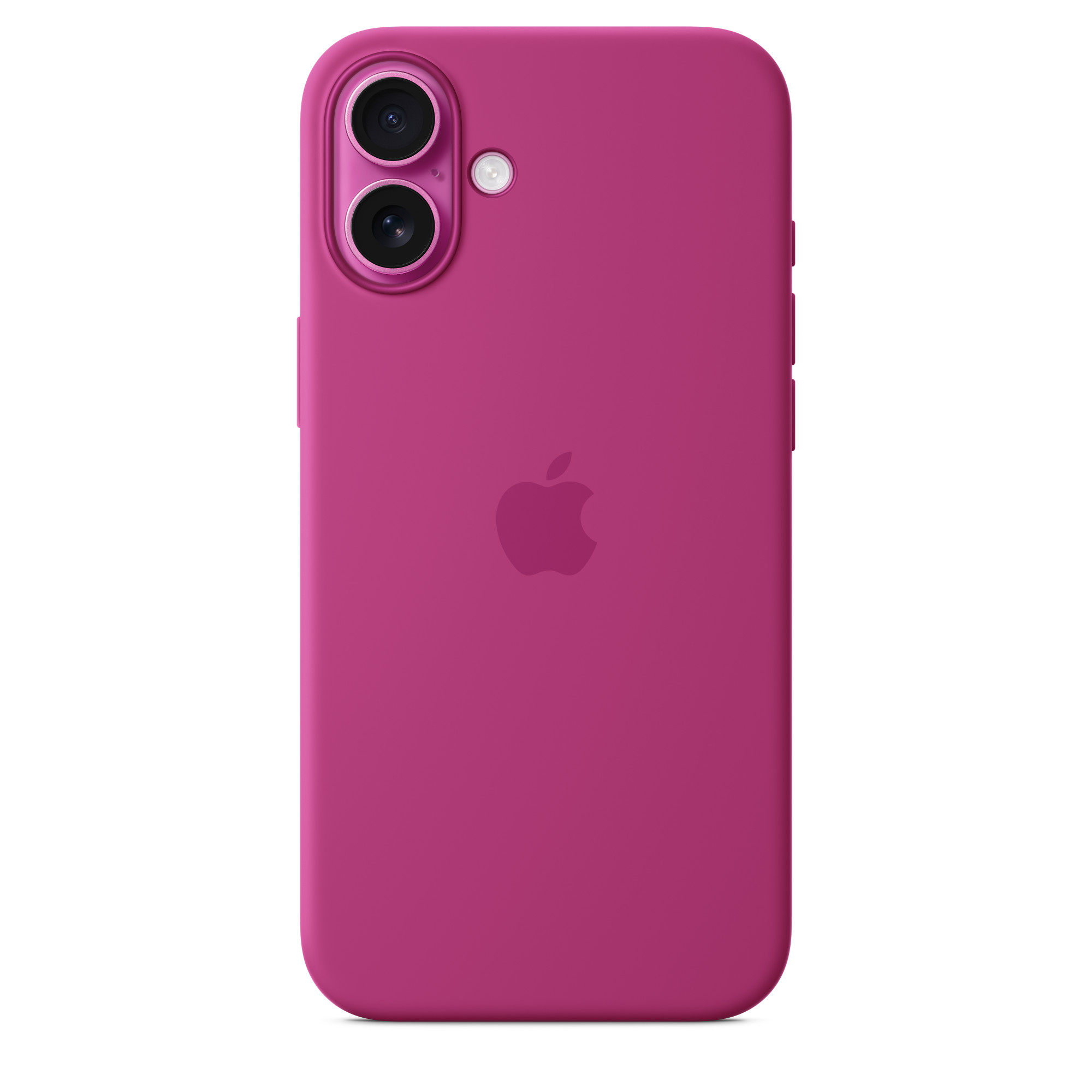 Силиконовый чехол Apple iPhone 16 Plus Silicone Case with MagSafe – Fuchsia (MYYE3ZM/A)