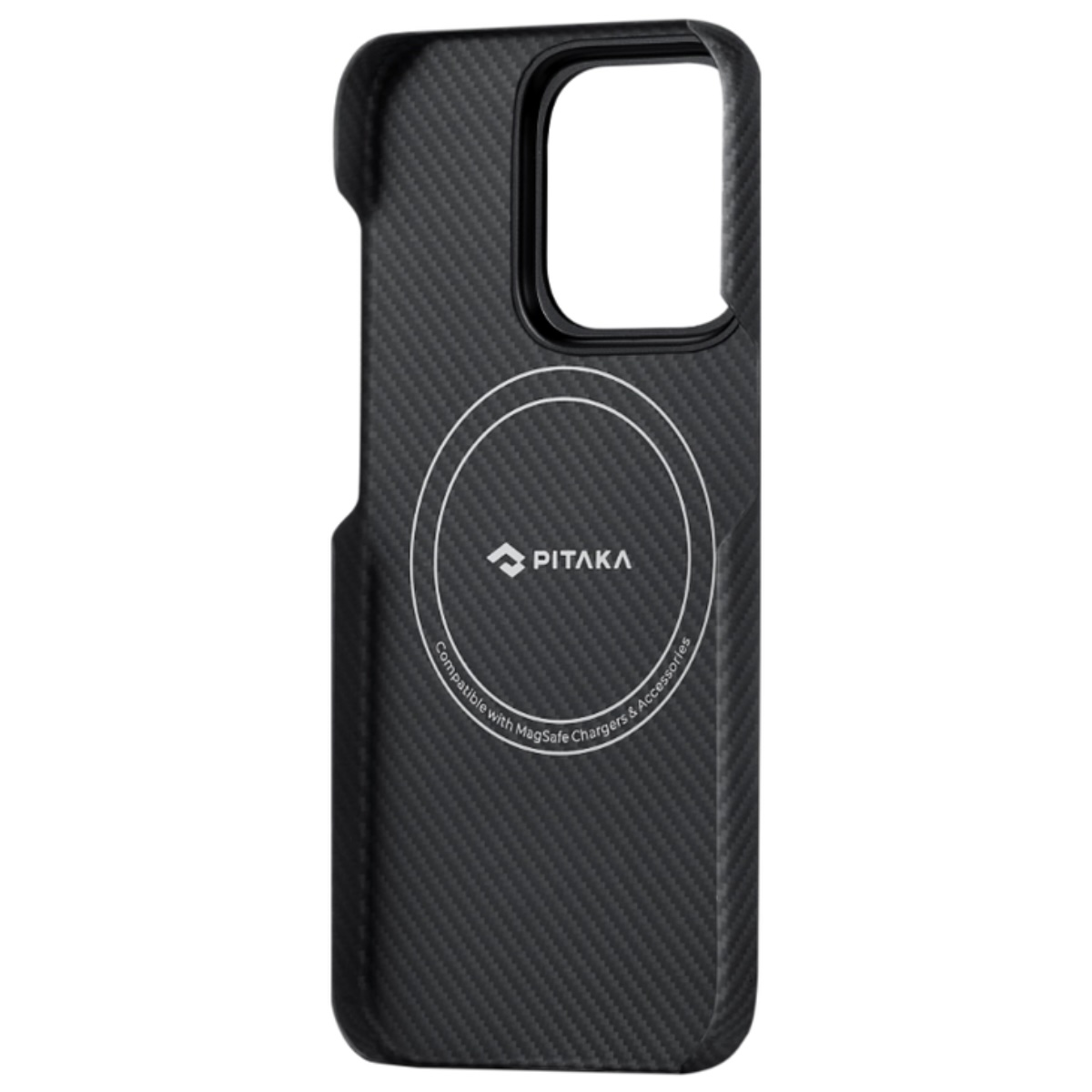Чехол Pitaka MagEZ Case 4 для iPhone 15 Pro (6.1) Black/Grey Twill